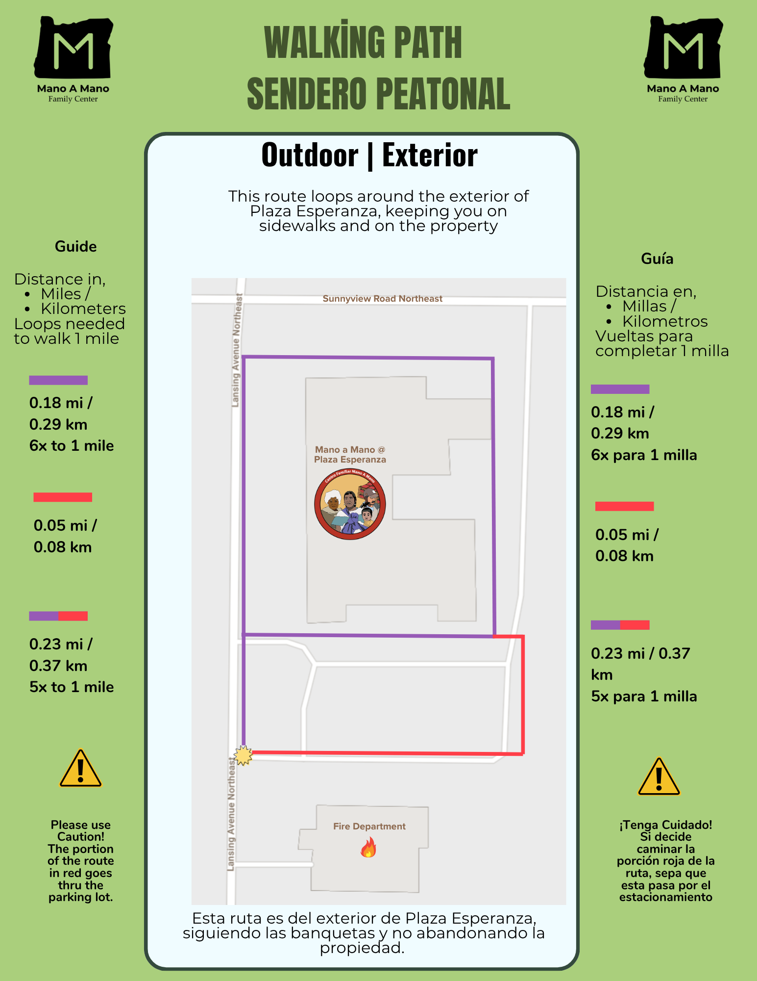 Walk, Jog or Run Plaza Esperanza – Outdoors